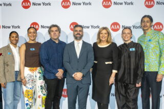 AIANY Honors and Awards Luncheon 2026 honorees with AIANY Executive Director Jesse Lazar, Assoc. AIA.