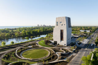 The Obama Presidential Center by Tod Williams Billie Tsien Architects in Chicago, IL. Photo: courtesy of the Obama Foundation.