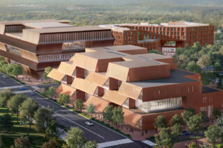 STEM University by BIG and Polk Stanley Wilcox Architects in Bentonville, AR. Image: BIG.