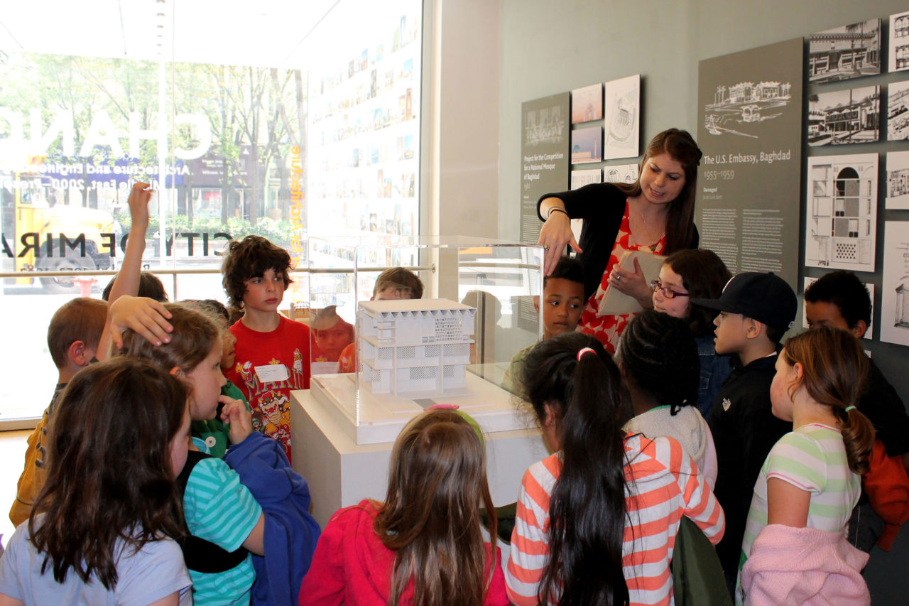 K-12 Student Day, Exhibition Program, 5th Grade. Photo: Center for Architecture.