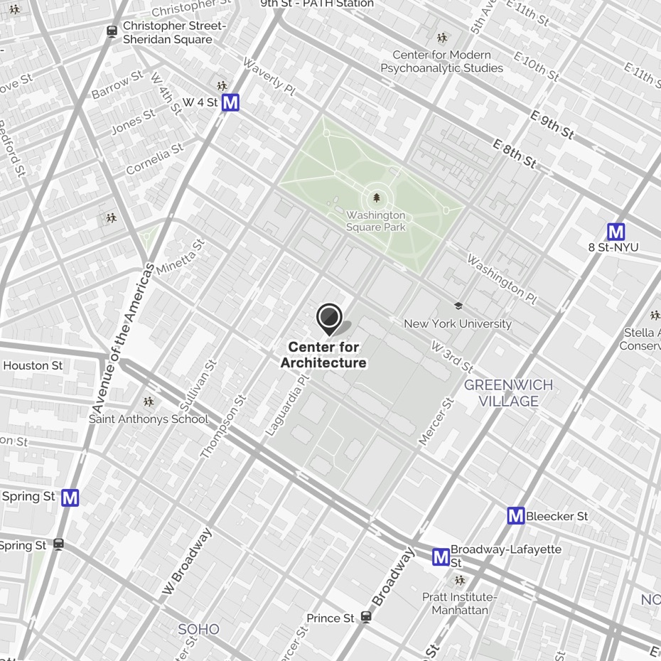 Map to Center For Architecture