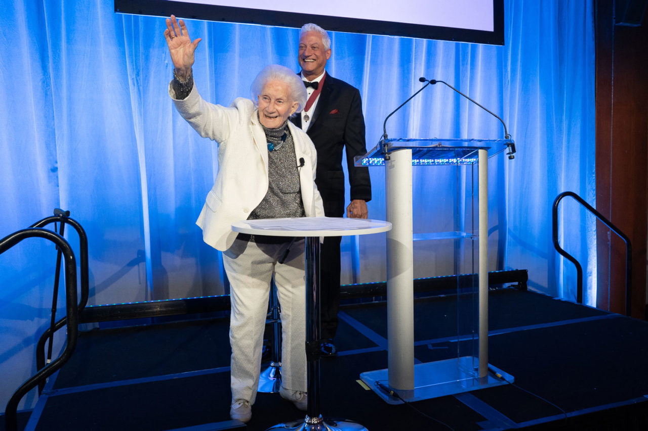 NYC Visionary Award recipient Beverly Willis, FAIA, of Beverly Willis Architecture Foundation. Photo: Sam Lahoz.