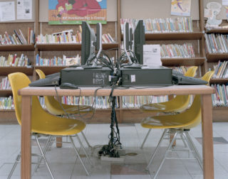 Brooklyn Public Library Clarendon Library, Perkins Eastman, 1954. Photo: Elizabeth Felicella.