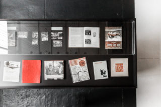 Installation view, "Kaneji Domoto at Frank Lloyd Wright's Usonia," 2017. Photo: Erik Bardin.