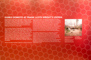 Installation view, "Kaneji Domoto at Frank Lloyd Wright's Usonia," 2017. Photo: Erik Bardin.