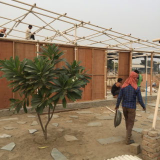 Workers' Housing Prototype in Haryana, India, by Hatch Workshop. Photo: Courtesy Hatch Workshop.