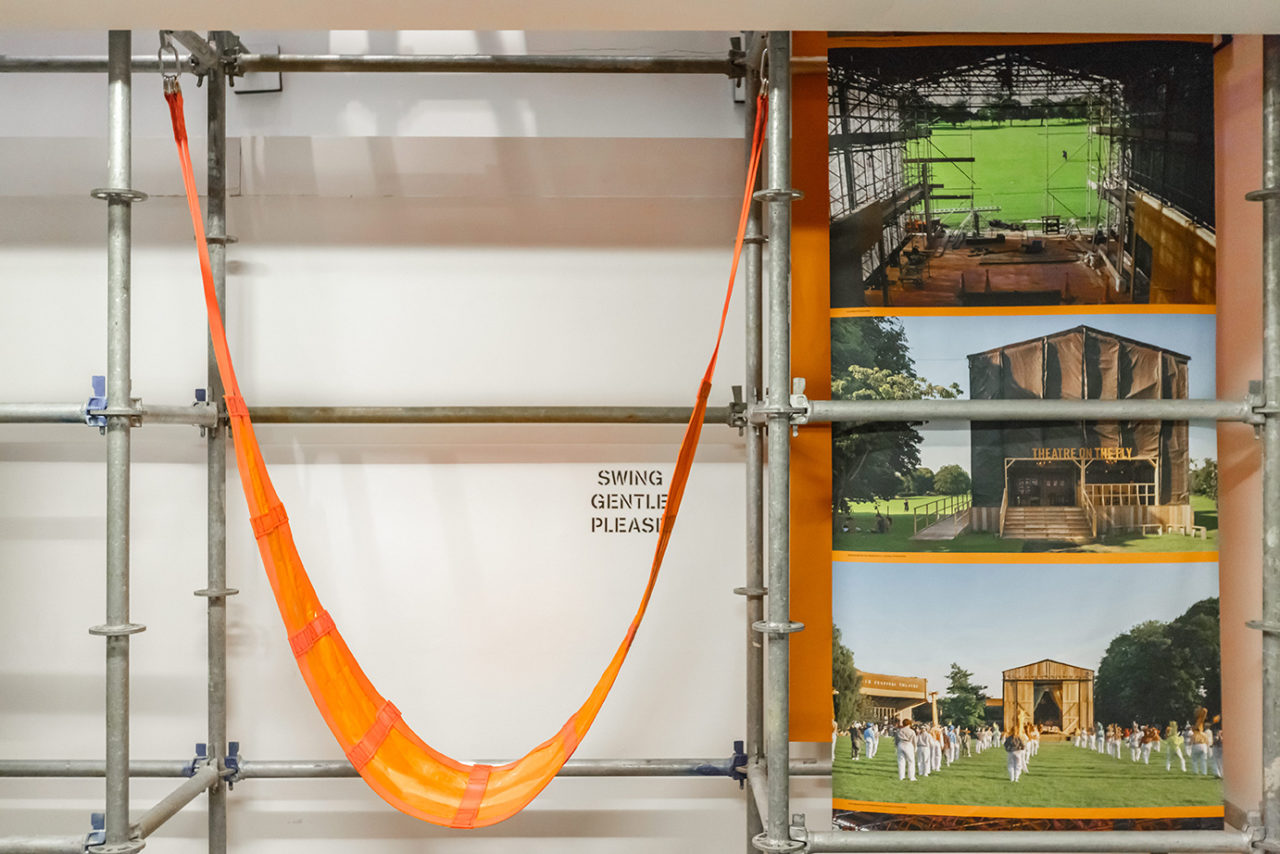 "Scaffolding," October 2, 2017 - January 18, 2018. Photo: Erik Bardin.