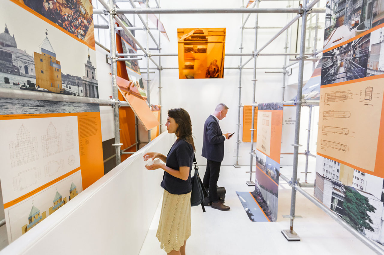 "Scaffolding," October 2, 2017 - January 18, 2018. Photo: Erik Bardin.