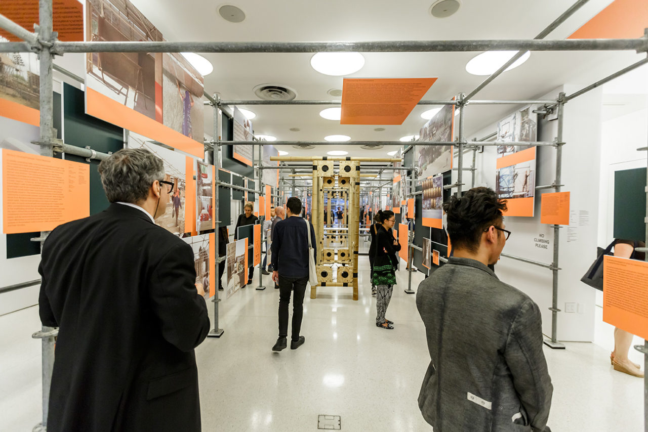 "Scaffolding," October 2, 2017 - January 18, 2018. Photo: Erik Bardin.