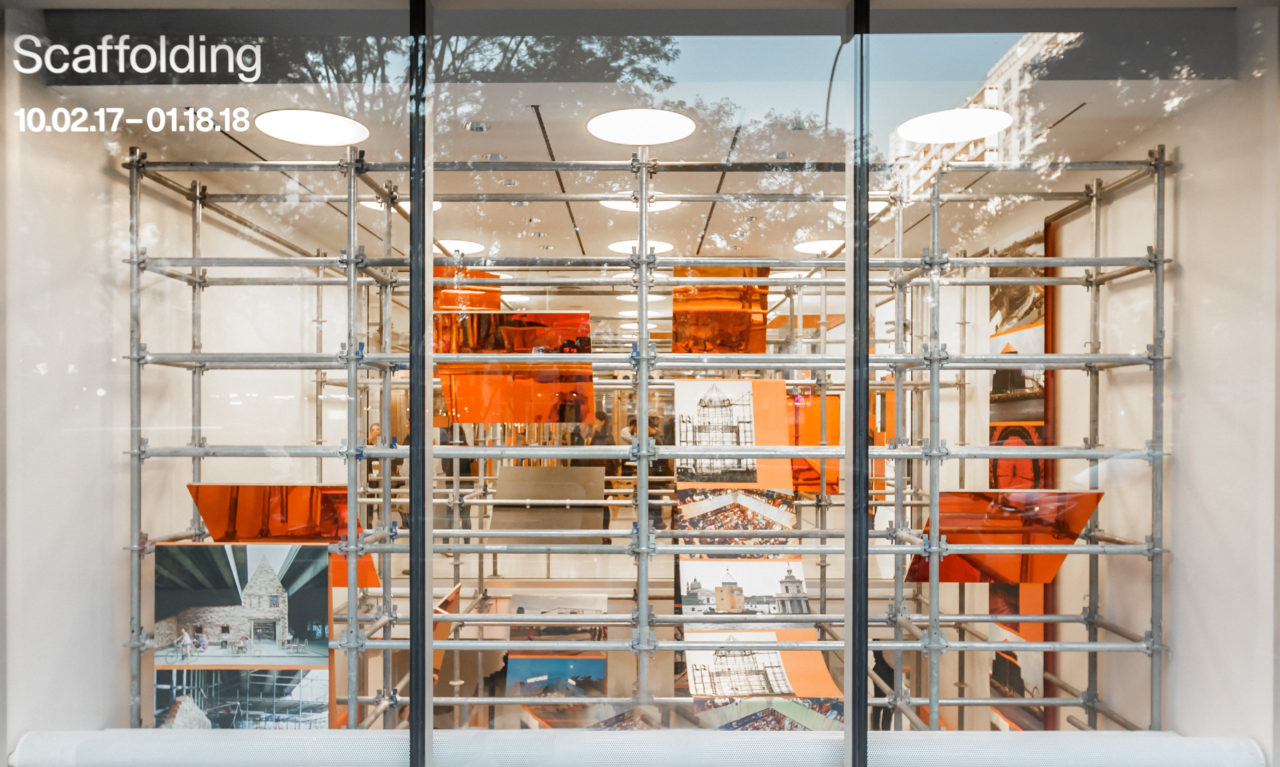 "Scaffolding," October 2, 2017 - January 18, 2018. Photo: Erik Bardin.