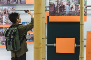 "Scaffolding," October 2, 2017 - January 18, 2018. Photo: Erik Bardin.