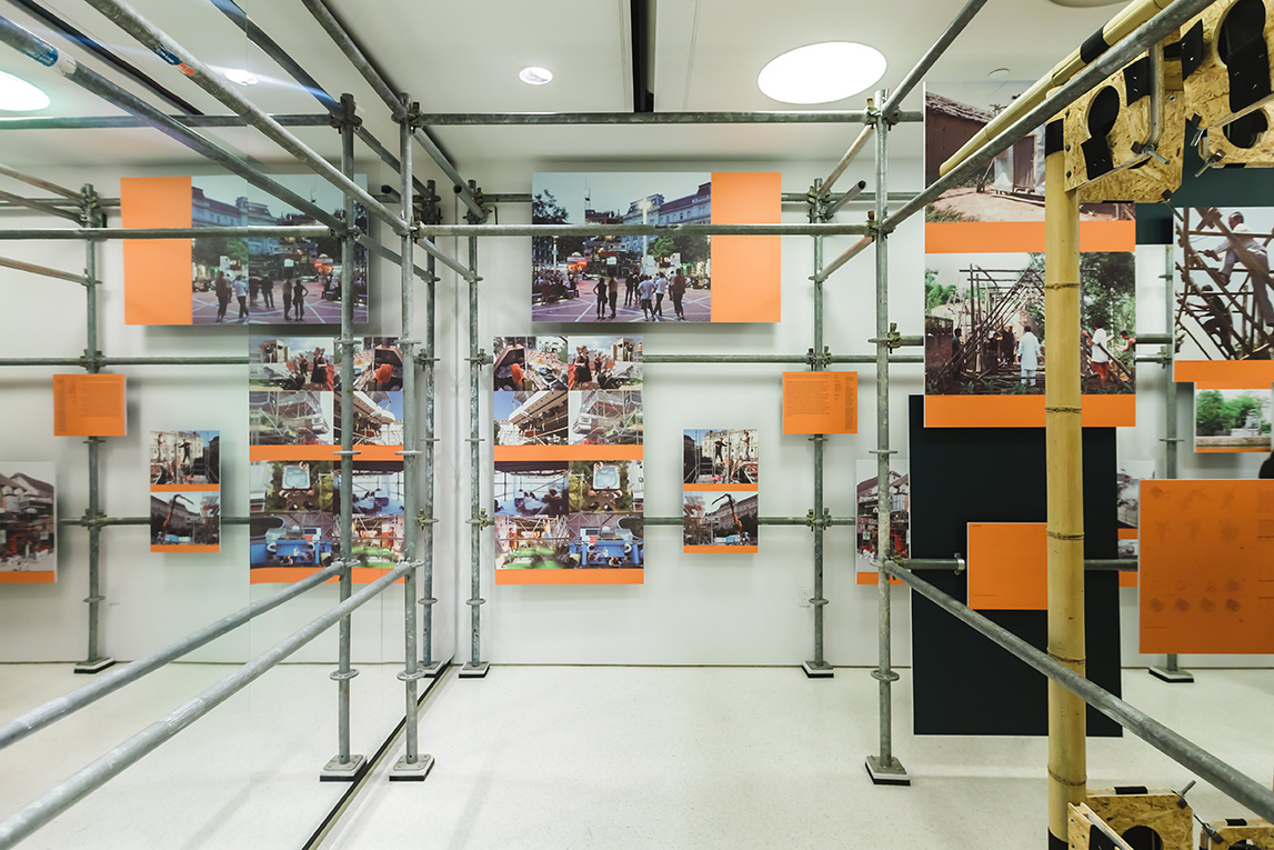 "Scaffolding," October 2, 2017 - January 18, 2018. Photo: Erik Bardin.