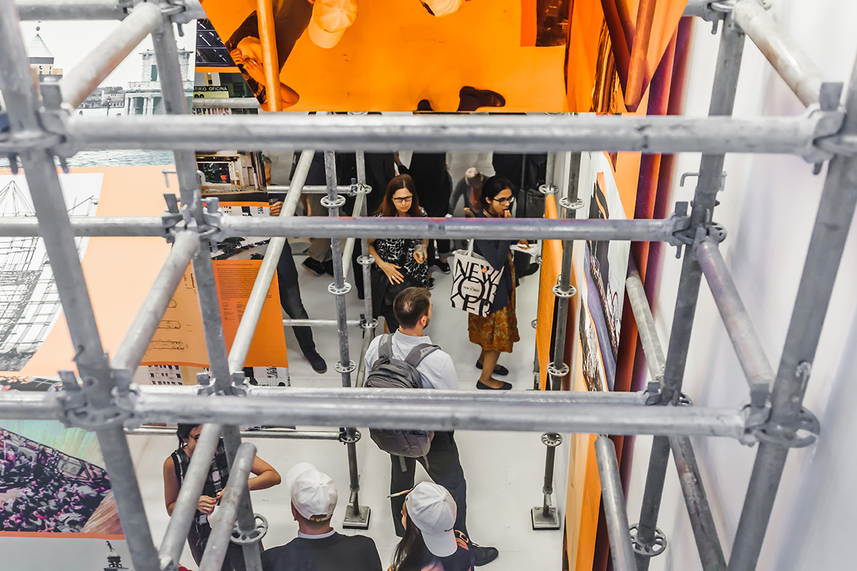 "Scaffolding," October 2, 2017 - January 18, 2018. Photo: Erik Bardin.