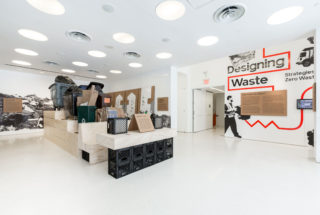 Installation view, "Designing Waste: Strategies for a Zero Waste City", 2018. Photo: Erik Bardin.