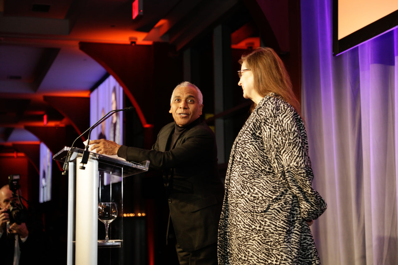 Everardo Jefferson and Sara Caples of Caples Jefferson Architects receive the 2017 President's Award. Credit: Center for Architecture.