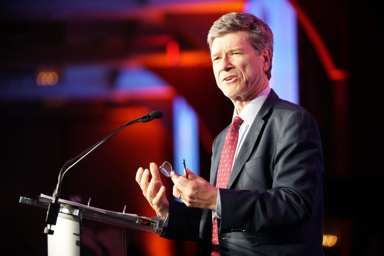 Jeffrey Sachs receives the 2017 Center for Architecture Award. Credit: Sam Lahoz.