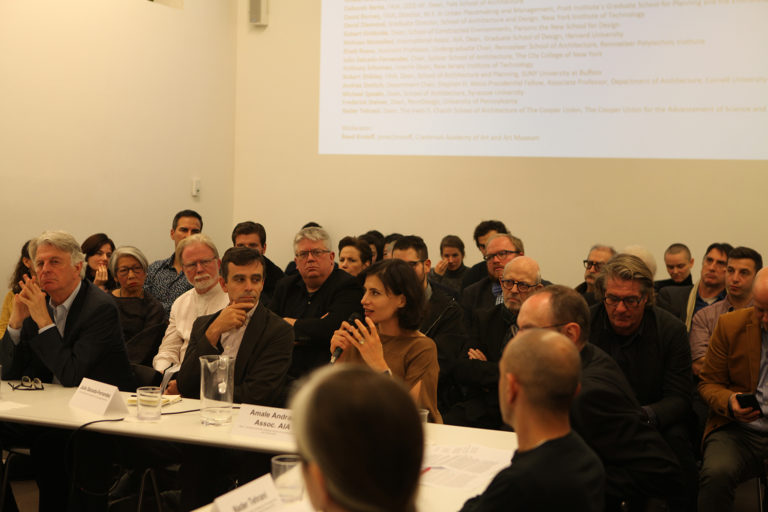 Deans' Roundtable 2018. Credit: Center for Architecture