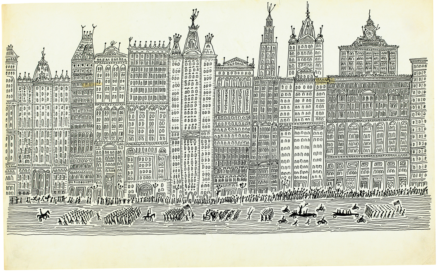 Saul Steinberg Drawings | Architecture Public Space - Center for