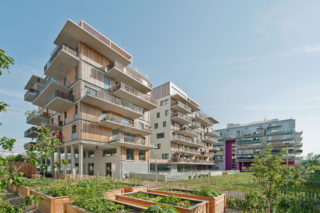 Wohnprojekt Wien, Austria, by Einszueins. Photo: Hertha Hurnaus.