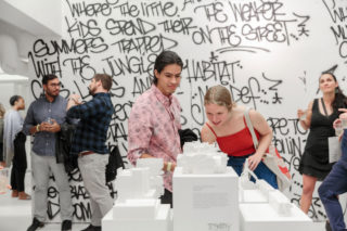 Installation view, "Close to the Edge: The Birth of Hip-Hop Architecture," 2018. Photo: Erik Bardin.