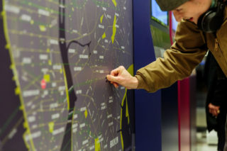 "Design and the Just City in NYC," installation view, 2019. Photo: Erik Bardin.