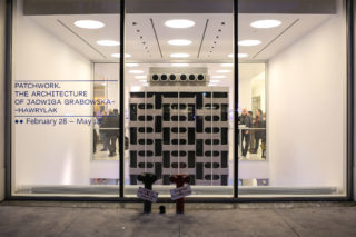 Installation view, Patchwork: The Architecture of Jadwiga Grabowska-Hawrylak, 2019. Photo: Shulamit Seidler-Feller.
