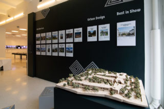 Installation view, "AIANY Design Awards 2019" exhibition. Photo: Samuel Lahoz.