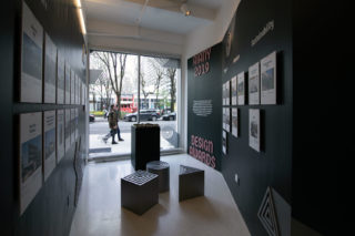 Installation view, "AIANY Design Awards 2019" exhibition. Photo: Samuel Lahoz.