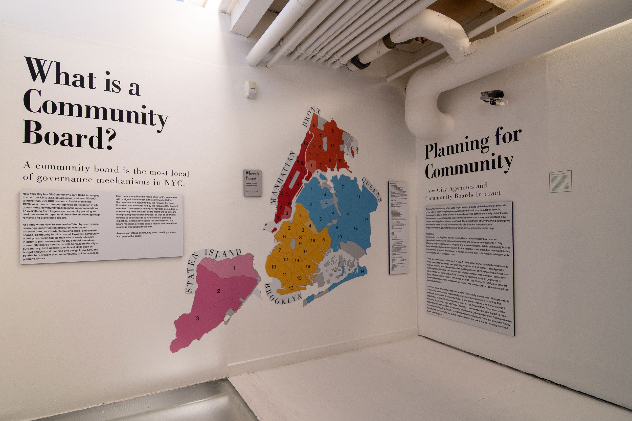 Installation view, Mapping Community, 2019. Photo: Samuel Lahoz.