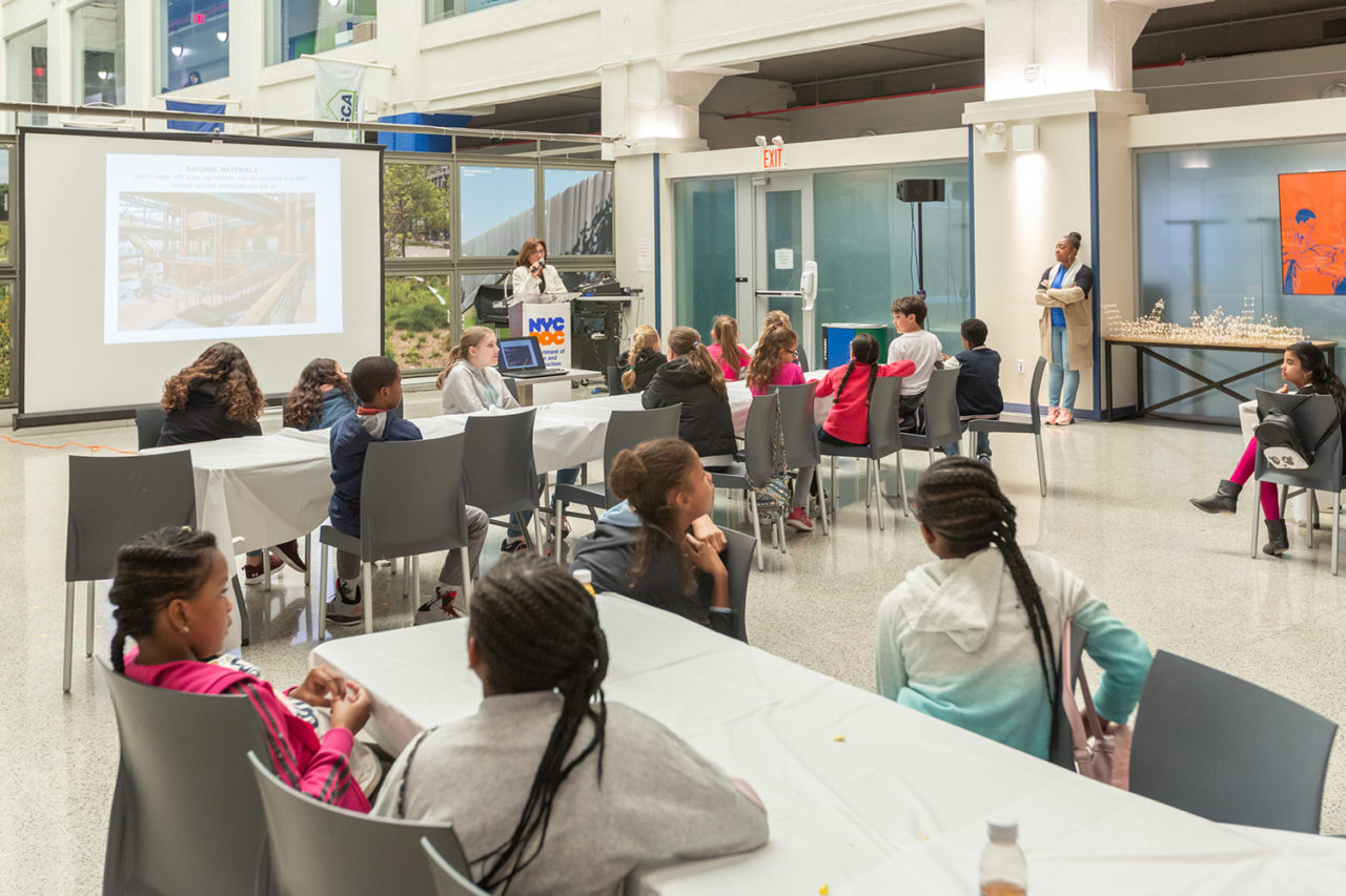 DDC Commissioner Lorraine Grillo addresses the participants. Image credit: Matthew Lapiska (DDC).