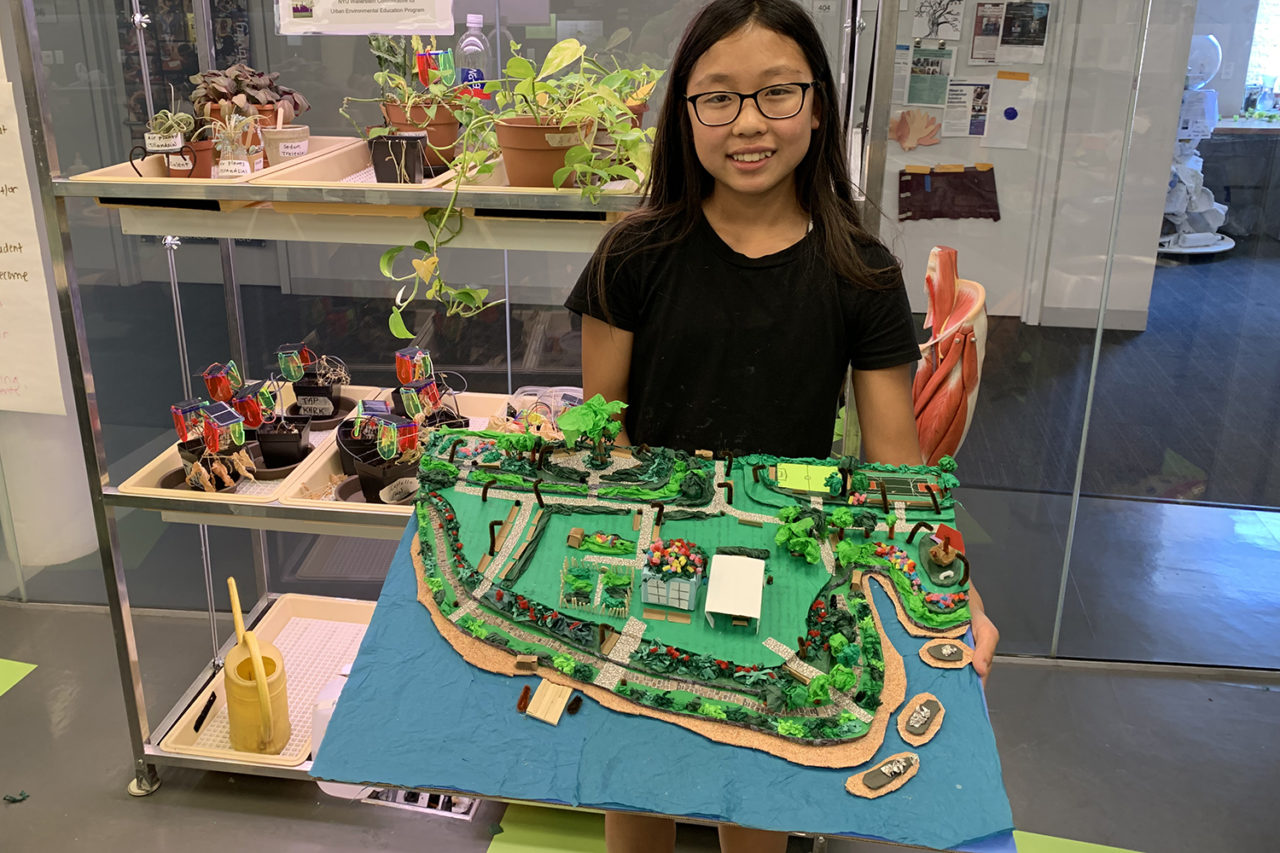 Students presented their final models. Image credit: Center for Architecture.