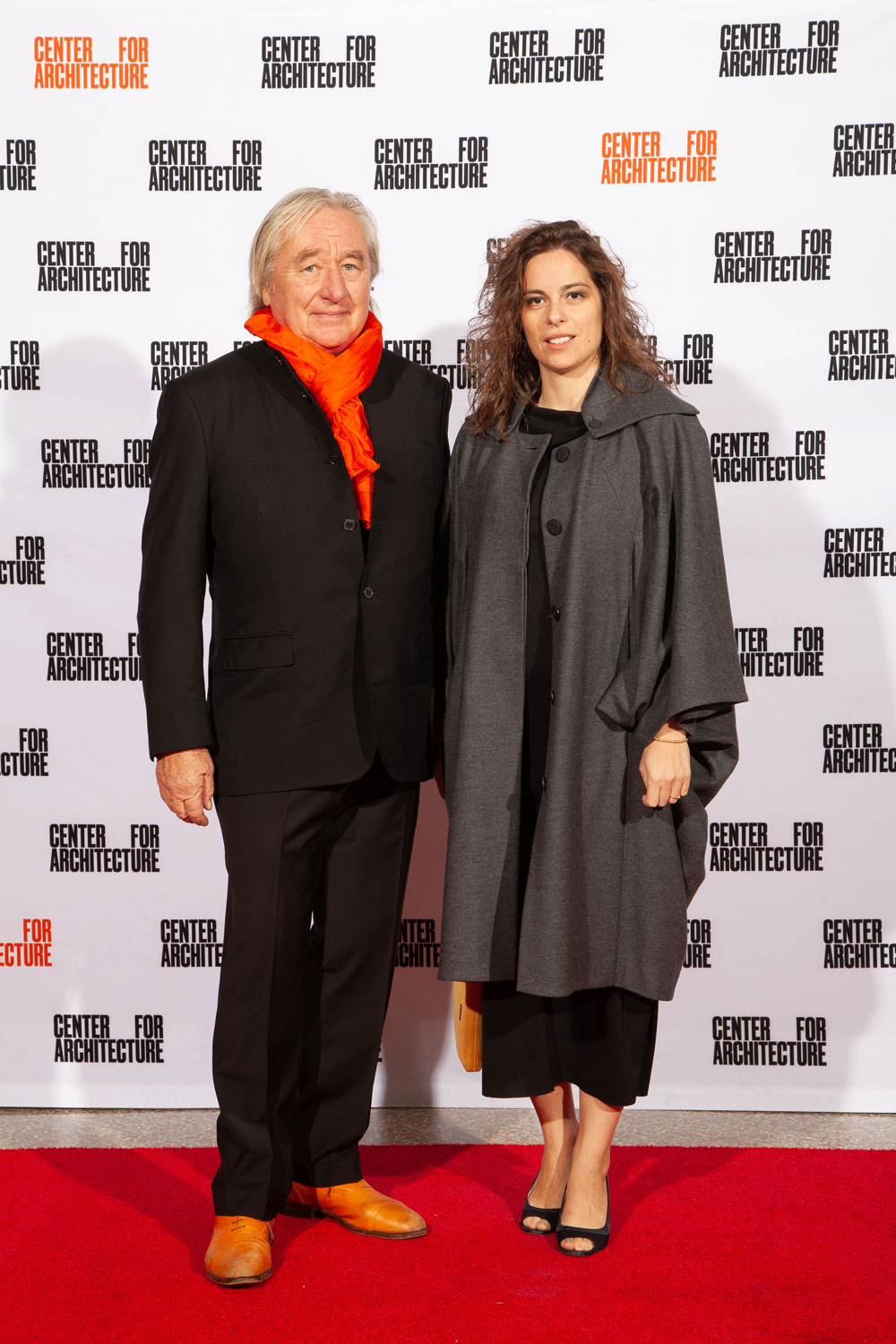 President’s Award recipient Steven Holl of Steven Holl Architects with Dimitra Tsachrelia, his wife. Photo: Samuel Lahoz.