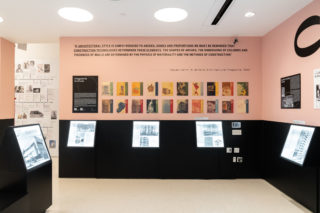 Installation view, Cairo Modern at the Center for Architecture, 2021. Photo: Asya Gorovits.