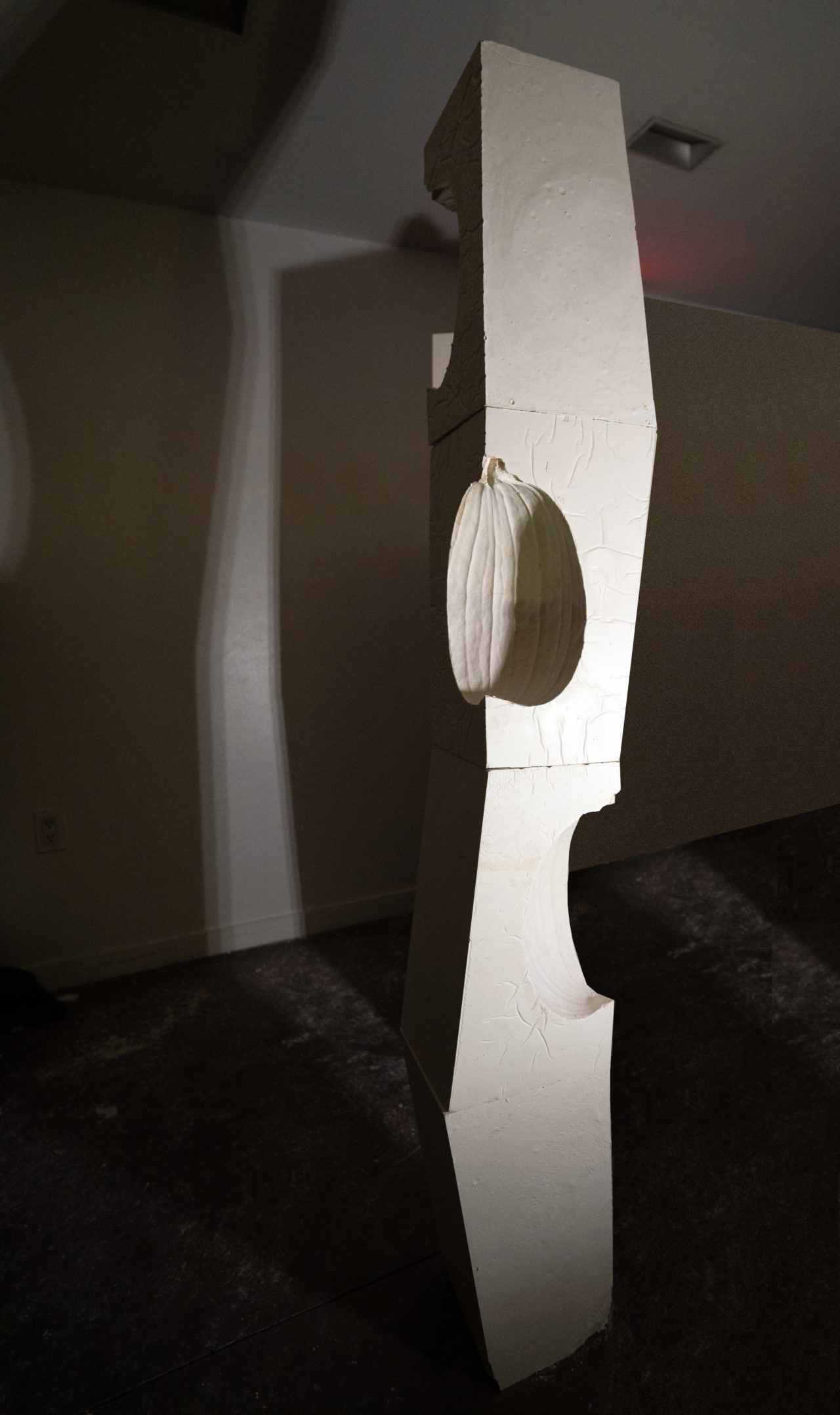 Handel Architects' plaster pumpkin sculpture. Image credit: Sam Lahoz.