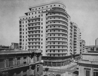 The Immobilia Building by Max Edrei and Gaston Rossie, 1940.
