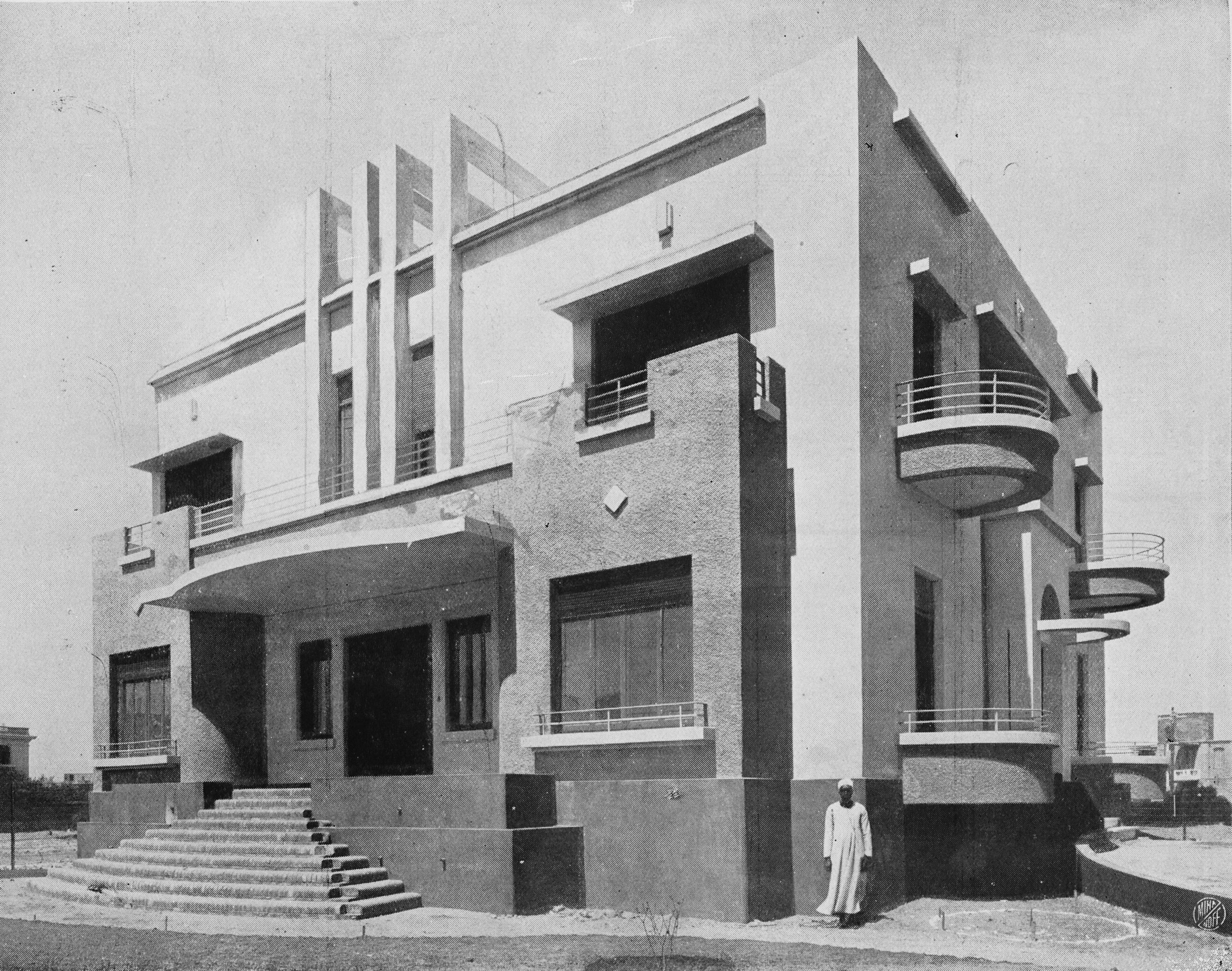 An archival photograph of Villa Kamel Bek Abdel Halim by Charles Ayrout (now demolished).