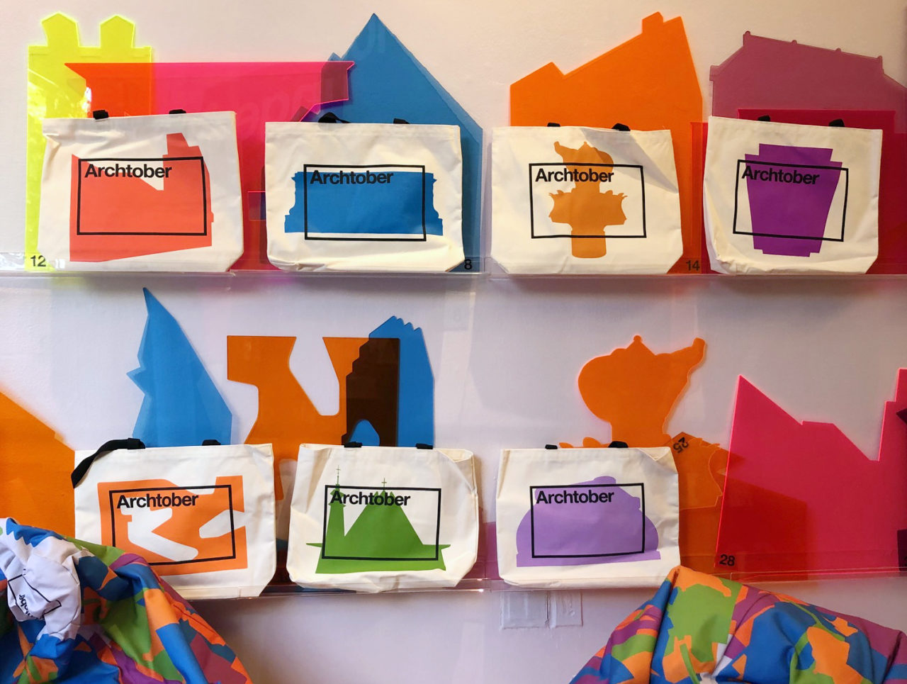 Pick from one of seven colorful designs, each representing a different New York City building! Graphics by Small Stuff.