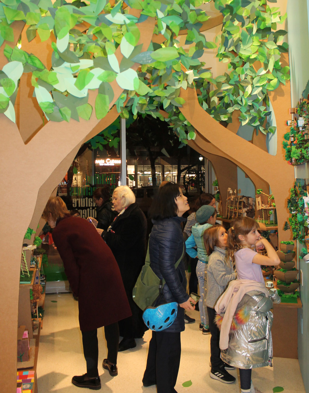 Building Connections is on view at the Center for Architecture through January 4, 2020. Image credit: Center for Architecture.