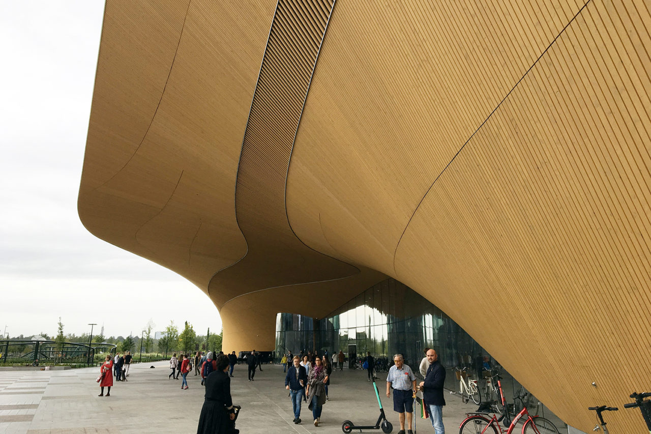 Oodi Library by ALA Architects, featured in Fiyel Levent's “ReProgrammed: A Solutions Oriented Analysis of Civic Architecture in Finland”. Photo: Courtesy of Fiyel Levent.