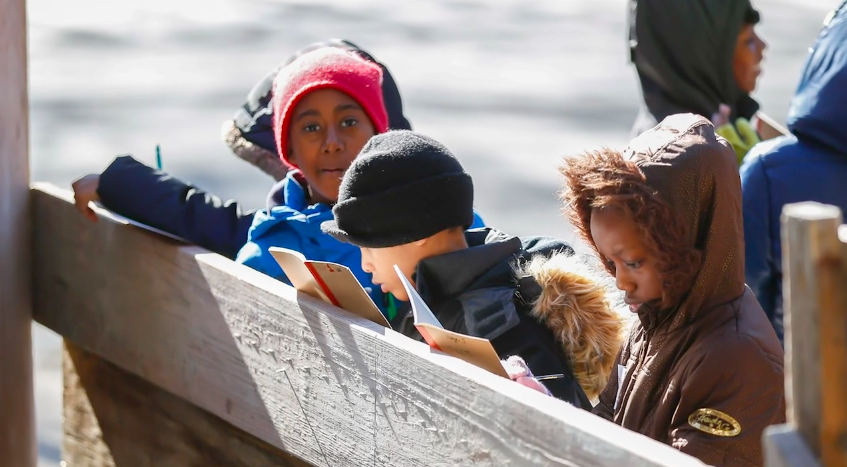 Students during Project Pipeline program. Image: Courtesy of NOMA.
