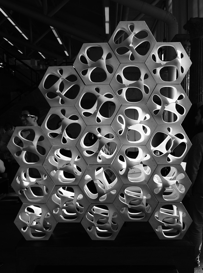 "Architectural Acoustic Solutions for the Everyday" by Rachel Dickey. Image: Woven Acoustic Facade, courtesy of Rachel Dickey and University of North Carolina, Charlotte.
