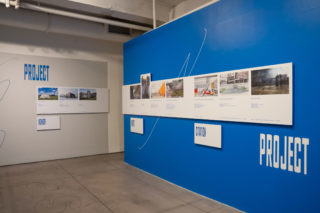 Installation view, AIANY Design Awards 2020-21, Center for Architecture. Photo: Asya Gorovits.