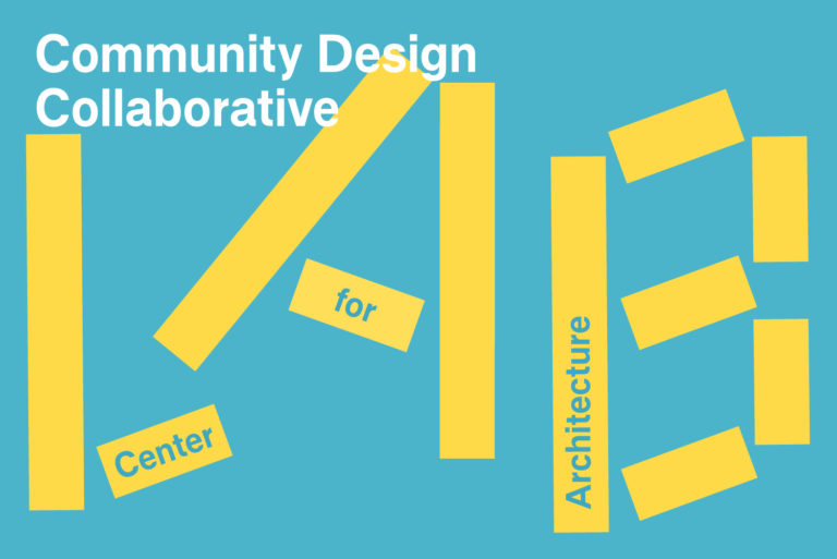 The brand identity for the Center for Architecture Lab's second residency with the Community Design Collaborative.