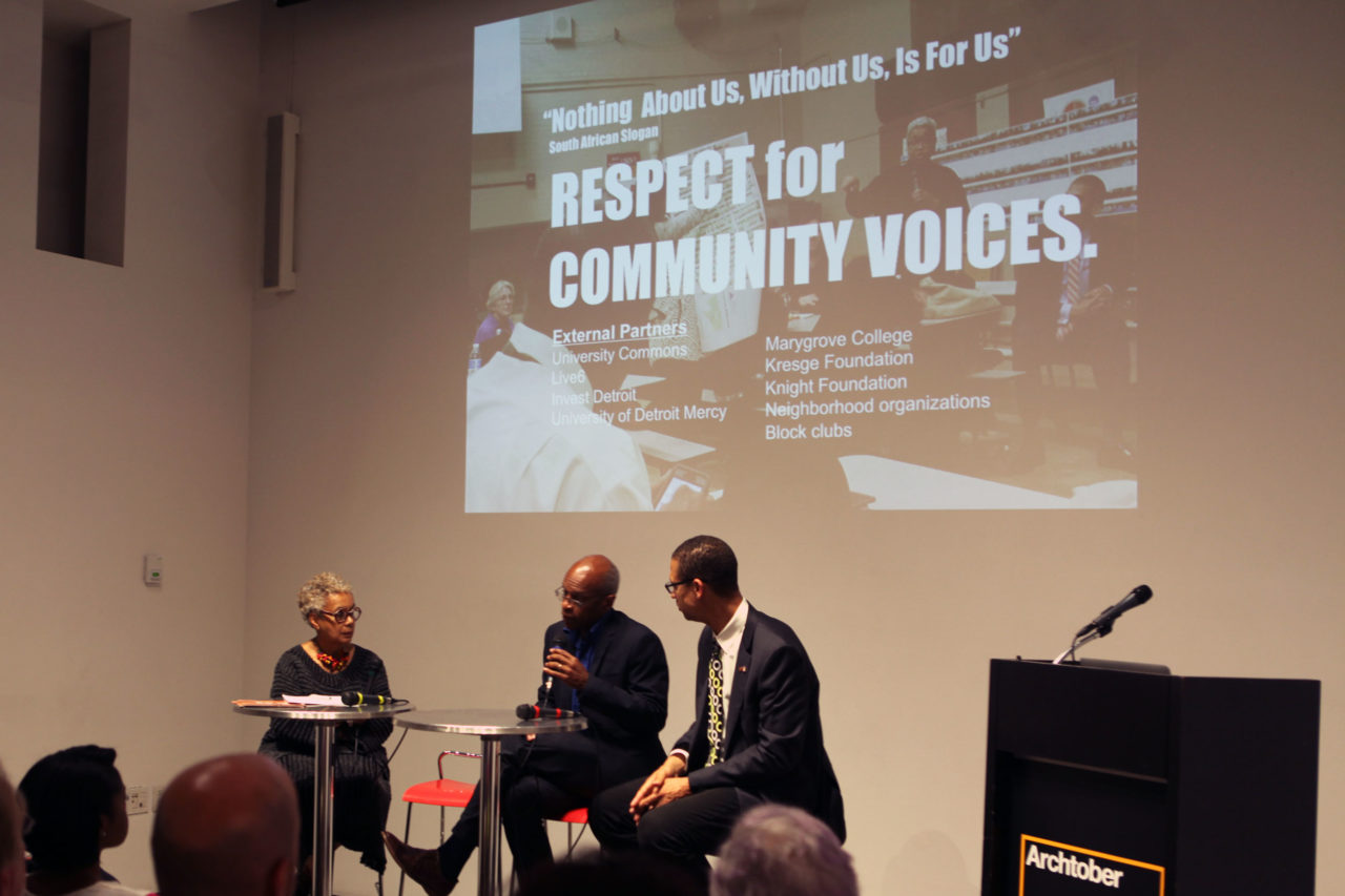 The 2016 J. Max Bond, Jr. Lecture featuring Maurice Cox, Planning Director, City of Detroit and R. Steven Lewis, FAIA, NOMA, Urban Design Director, Detroit Central Region.