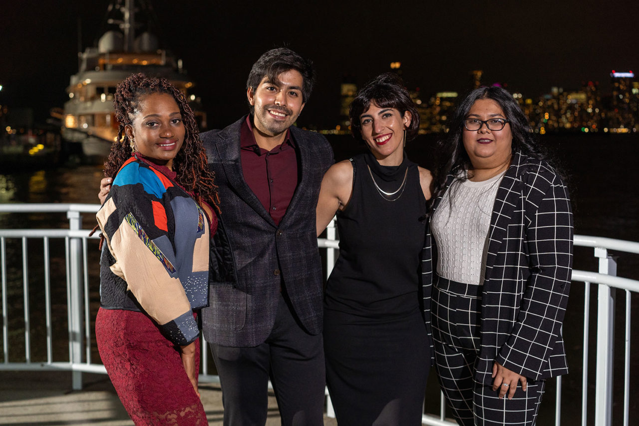 Farzana Ramnath, Bachelor of Architecture, New York City Institute of Technology; Kedishia Joseph, Bachelor of Architecture, Bernard and Anne Spitzer School of Architecture, CCNY; Abraham Mora-Valle, Master in Architecture, Yale School of Architecture; Saba Salekfard, Master of Architecture, Yale School of Architecture.