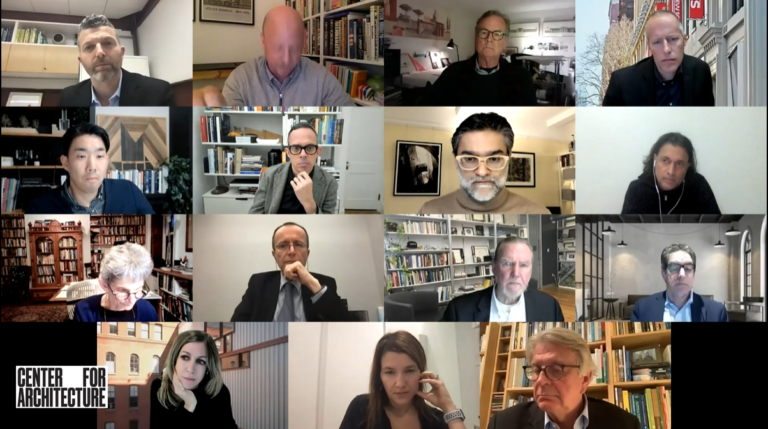 This is an image of the panilists and moderator at the 2021 Deans’ Roundtable event.