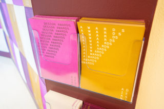 Installation view, AIANY Design Awards 2022, Center for Architecture, 2022.