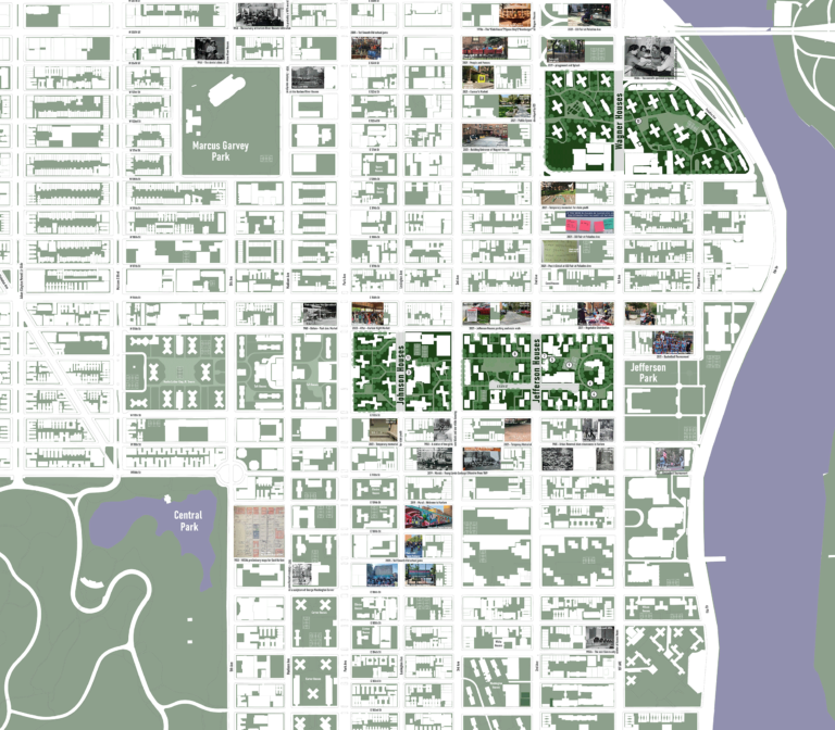 A 2-D map of East Harlem