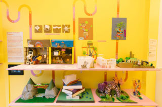 Installation view, Building Connections, Center for Architecture, 2023.