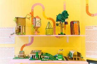 Installation view, Building Connections, Center for Architecture, 2023.